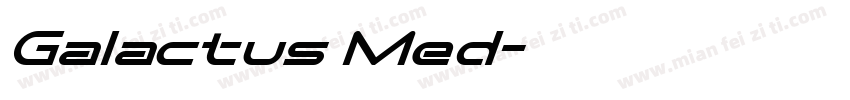 Galactus Med字体转换